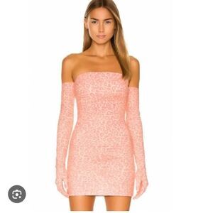 Miscreants NWOT Aidrianna Mini Dress with Gloves